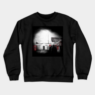 City Calling Stadium Enterance - Longford Town FC League of Ireland Football Artwork Crewneck Sweatshirt